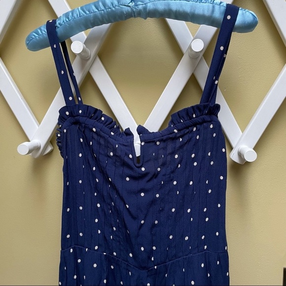 Madewell Polka Dot Jumpsuit, NWT missing button - Picture 7 of 14